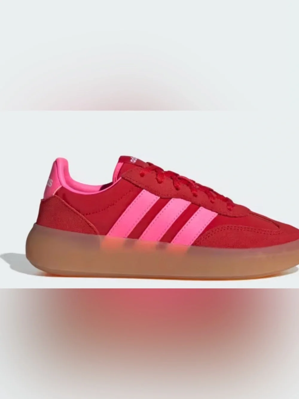 adidas Barreda Decode Shoes Women’s Sz 7 Scarlett/Pink/Gum - Picture 1 of 9